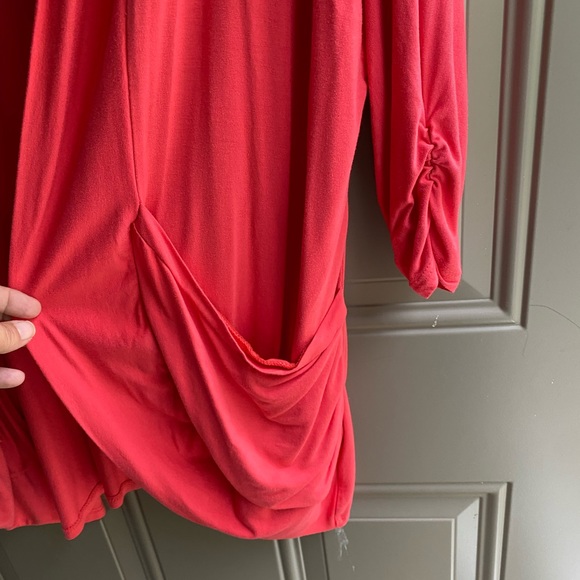 The Zig Zag Stripe Open Front Pocket Cardigan size Medium - Picture 3 of 4